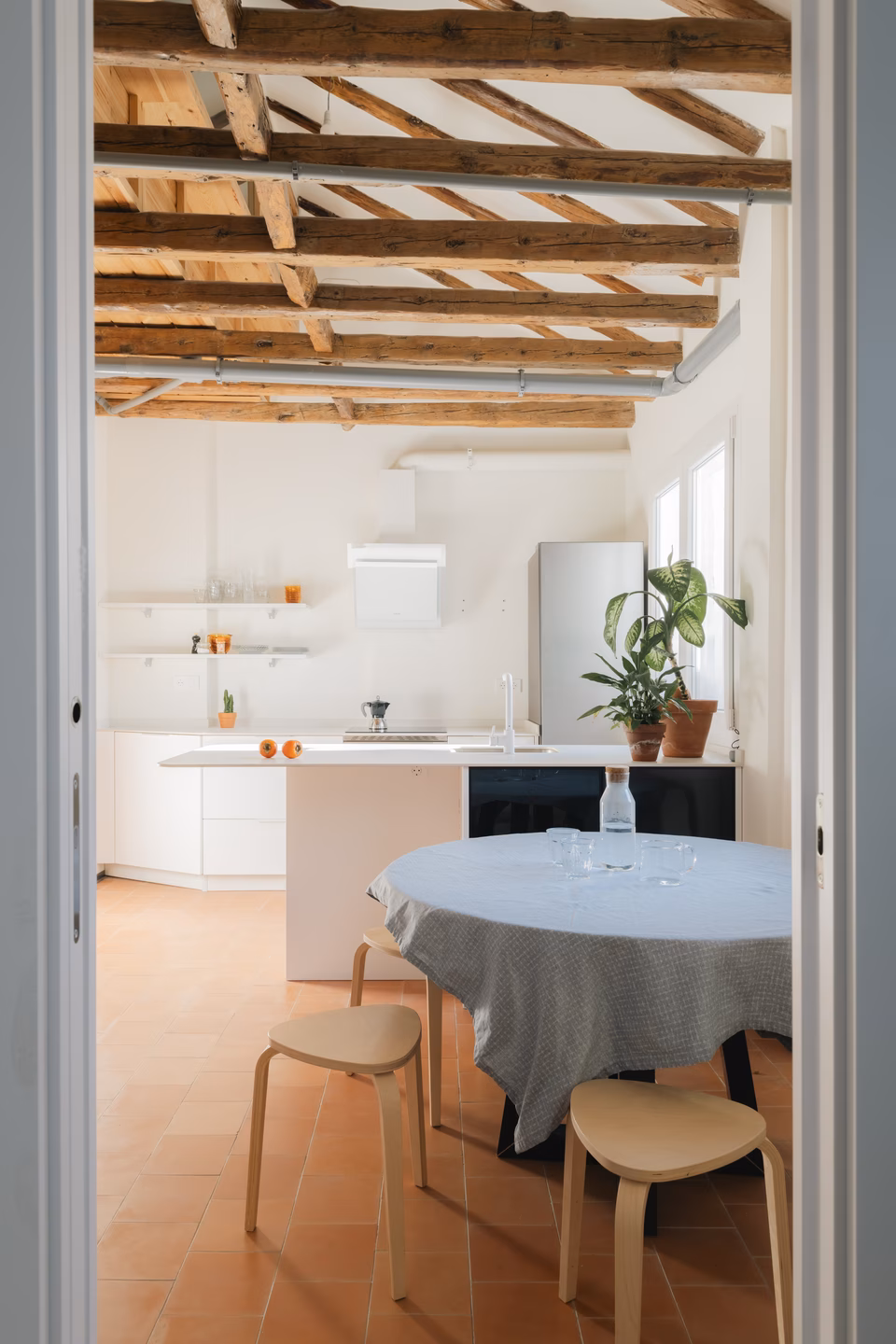 3_RdA5. Cocina estructura de madera vista